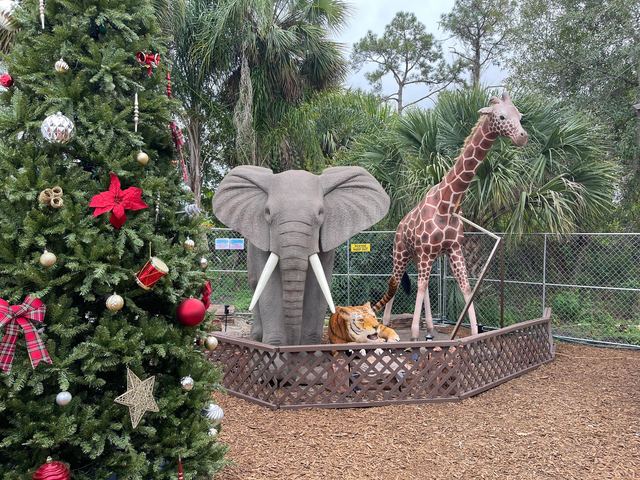 The Animatronic Elephant, Tiger, and Giraffe