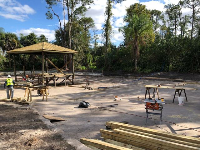 Gator pit is looking better each day